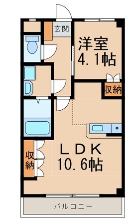 六十谷駅 徒歩16分 2階の物件間取画像